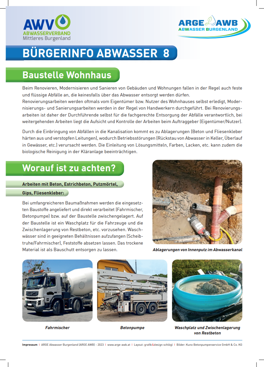 Baustelle Wohnhaus